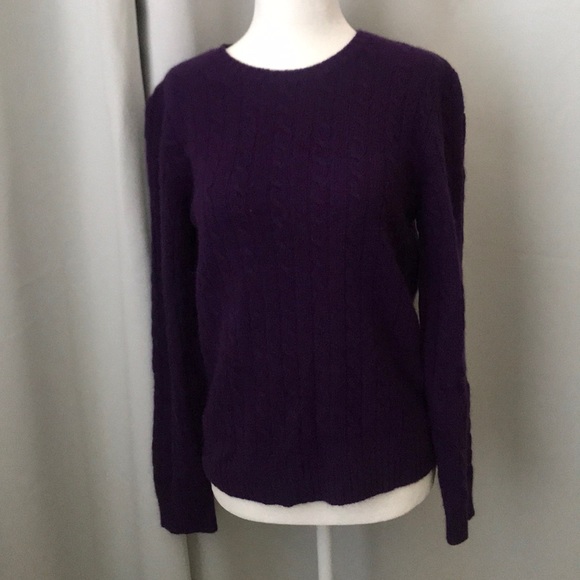 Purple Ralph Lauren Cashmere sweater - Picture 1 of 5